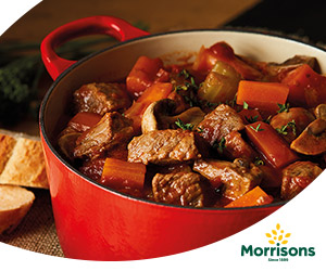 morrisons advert with bowl of stew