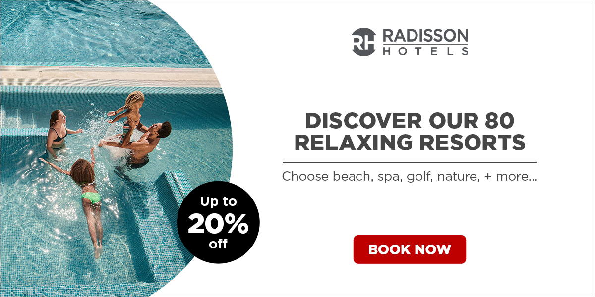 Radisson Hotel Advertisement